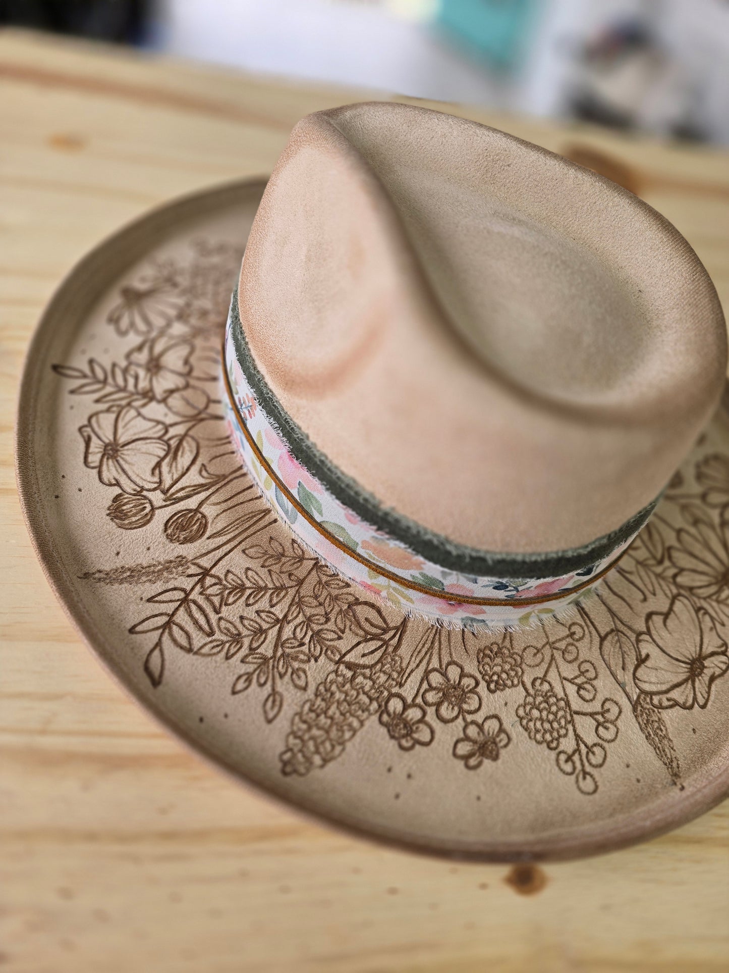Beige Wildflower Rancher