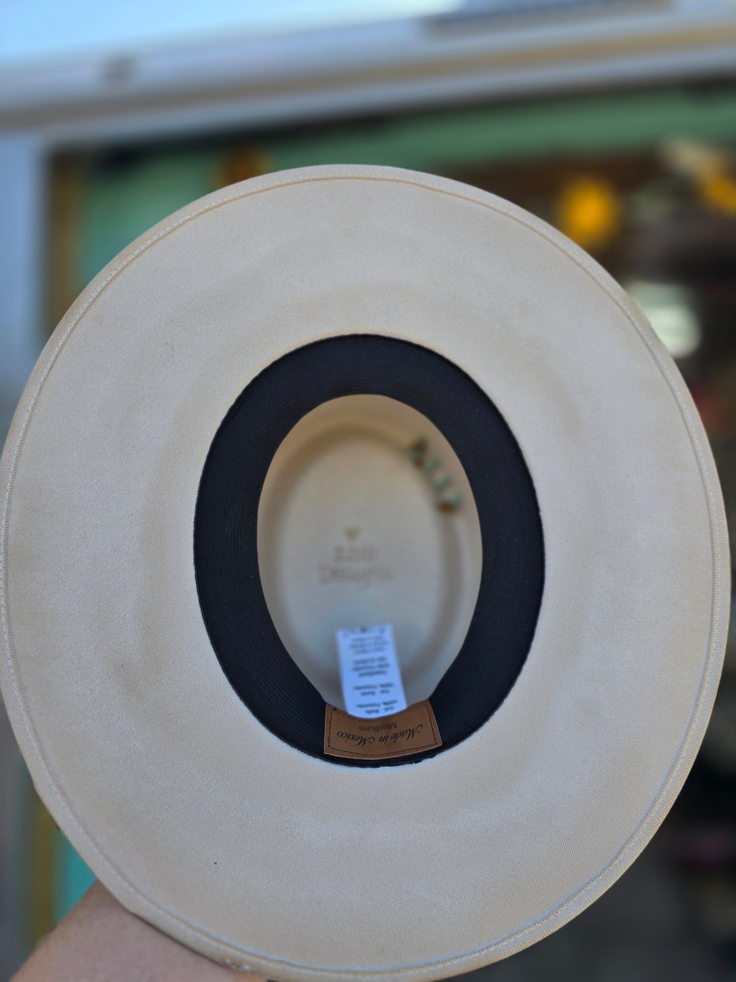 Ivory Cheetah Boater Hat