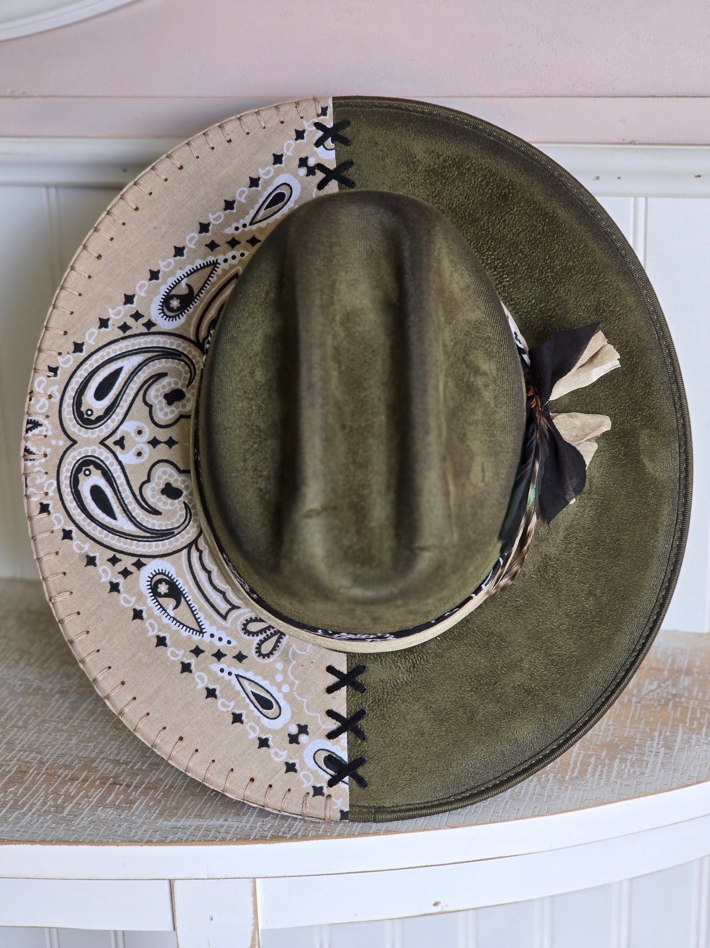 Olive Flat-Brim Cattleman