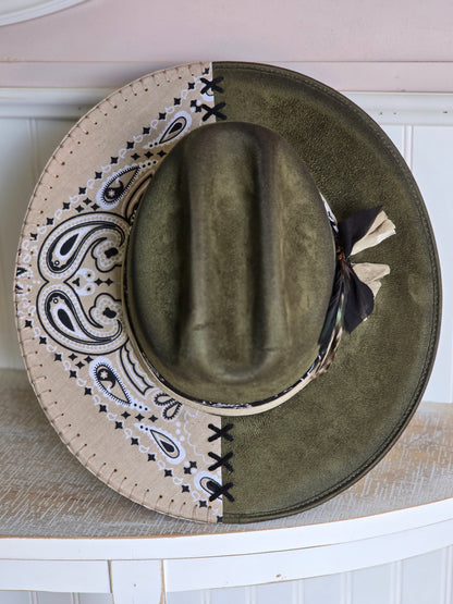 Olive Flat-Brim Cattleman