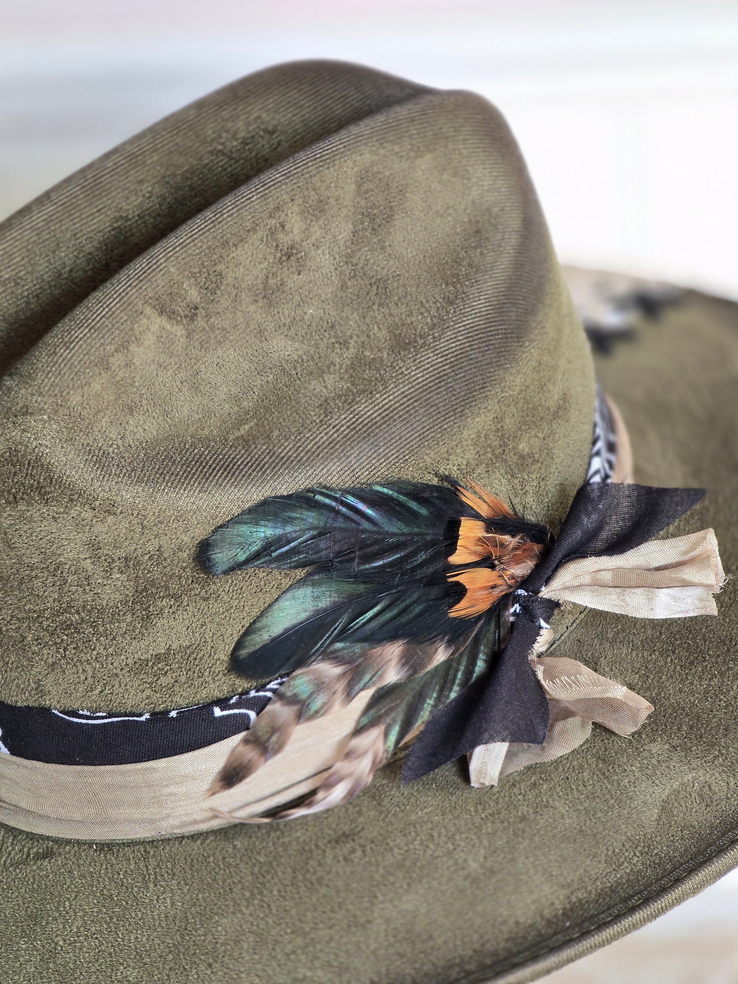 Olive Flat-Brim Cattleman