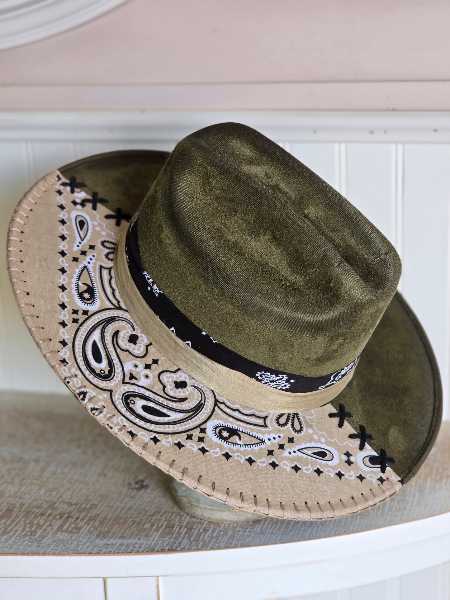 Olive Flat-Brim Cattleman