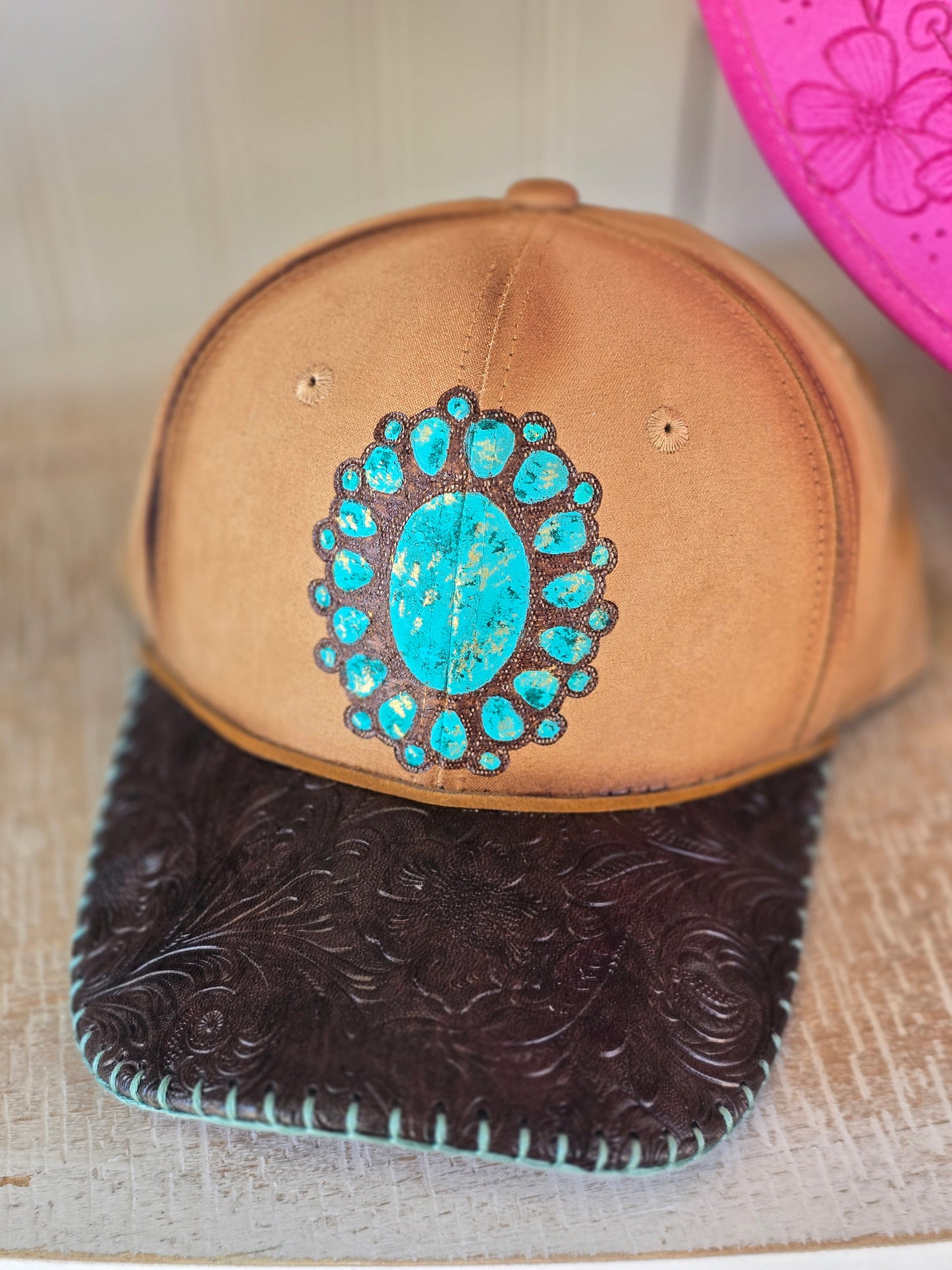 Tooled Squash Blossom Cap